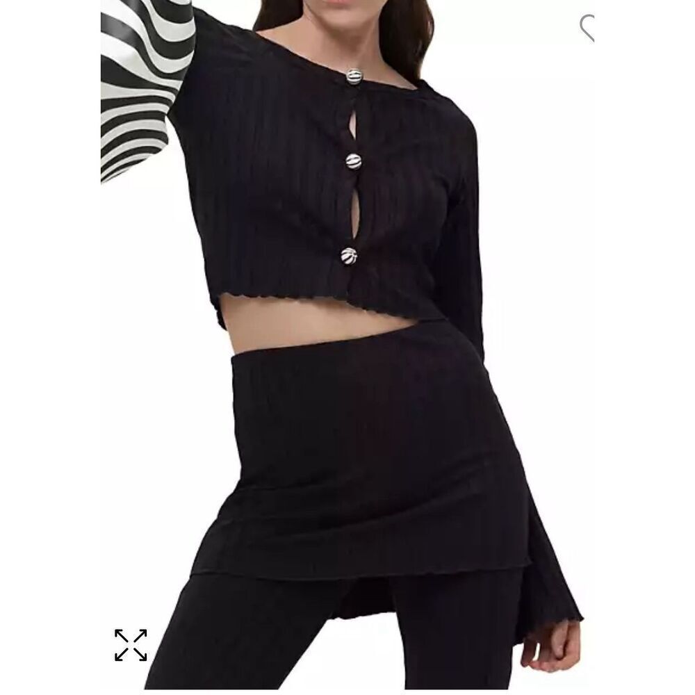 Simon Miller Nirvana Ribbed Crop Top - Picture 3 of 11